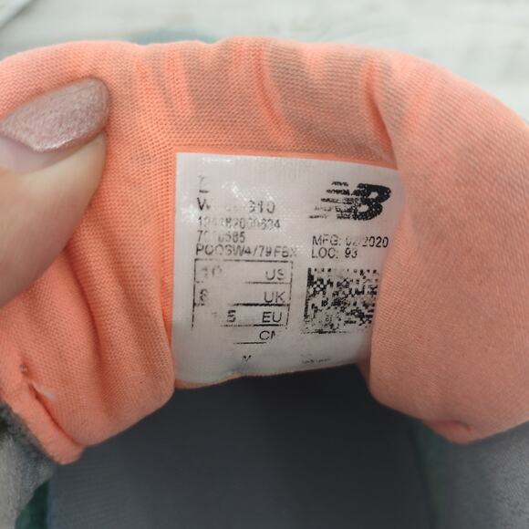 New Balance Fresh Foam 880 V10 Grey/Blue Running Lace Up Sneakers Size 10 - Picture 6 of 6